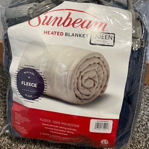 Sunbeam heated blanket queen